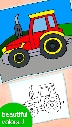Coloring Book  - Animals,Princess,Fruits,Vehicles Screenshot 1