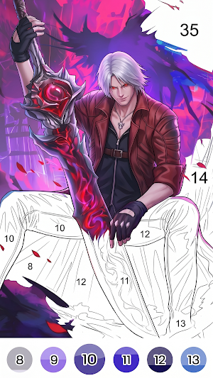 Dark Jigsaw - Color By Number Screenshot 0