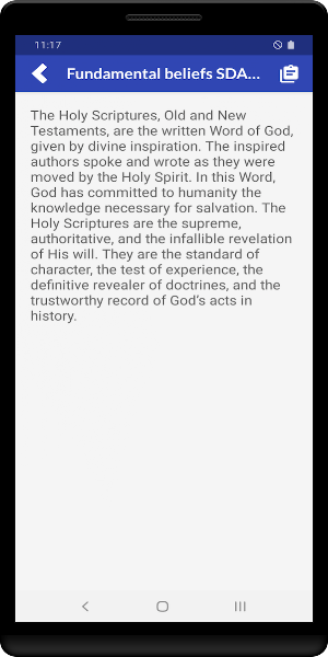 Fundamental beliefs SDA Church Screenshot 2