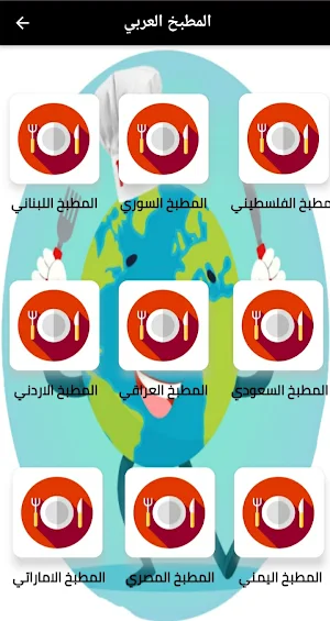 عالم الطبخ العربي Arab world of cooking Screenshot 2