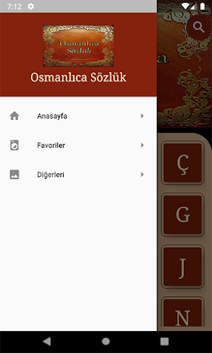 Osmanlıca Türkçe Sözlük Lügat İnternetsiz Screenshot 1