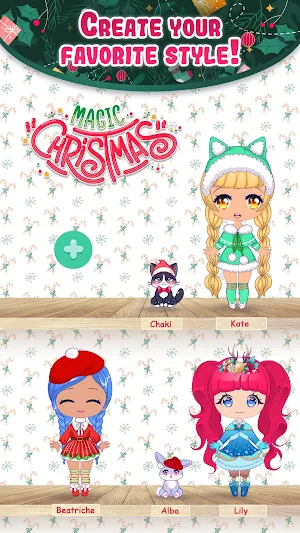 Magic Christmas Dress Up Games Screenshot 0