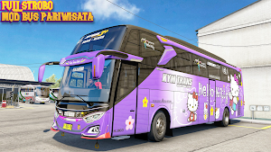 Mod Bus Pariwisata Full Strobo Screenshot 1