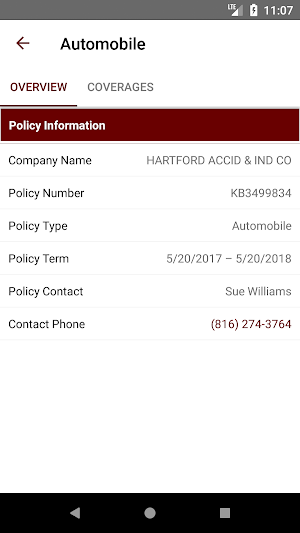 BGV Insurance Online Screenshot 1