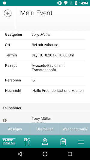 Kaffee oder Tee Screenshot 3