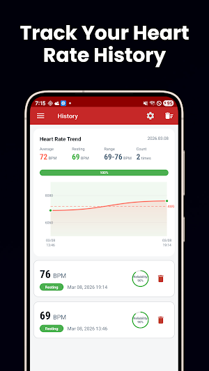 Heart Rate Monitor: Pulse BPM Screenshot 3