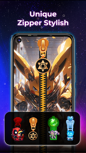ZipLock - Zipper Lock Screen Screenshot 2