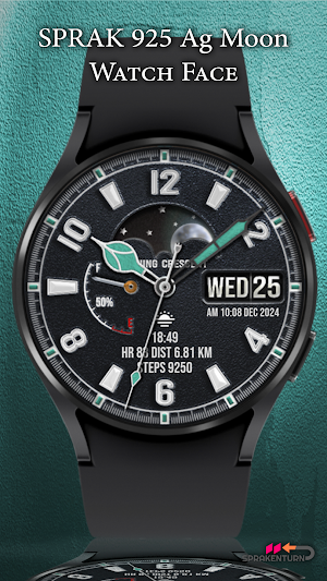 SPRAK 925 Ag Moon Watch Face Screenshot 0