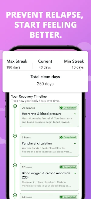 NoPuff -Quit smoking addiction Screenshot 1