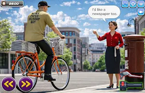 Newspaper Delivery Boy Game 3d Screenshot 1
