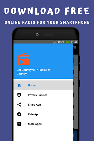 Cat Country 98.7 Radio Fm Live Screenshot 2