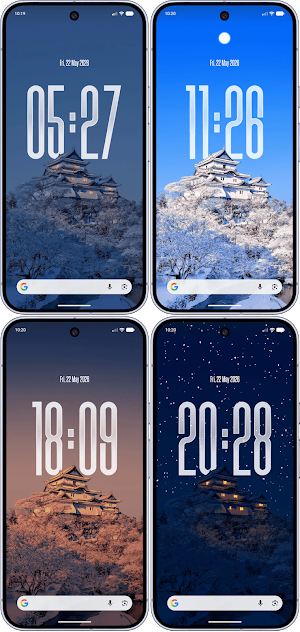 Depth Clock Live Wallpaper Screenshot 2