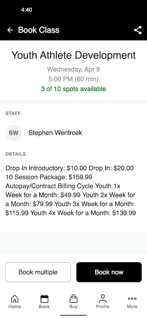 Upgrade Fitness TX Screenshot 2