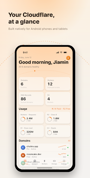 Orange Cloud Screenshot 0