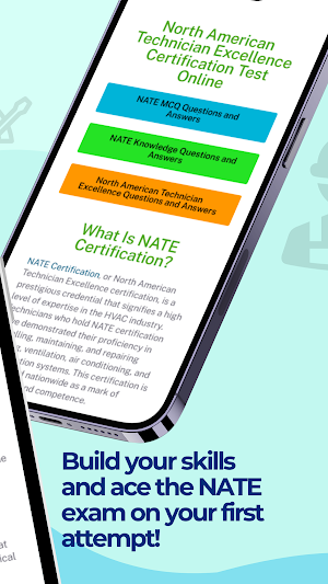 NATE Practice Test Screenshot 1