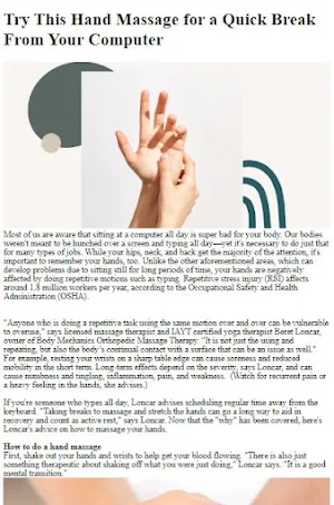 How to Do a Hand Massage Screenshot 1