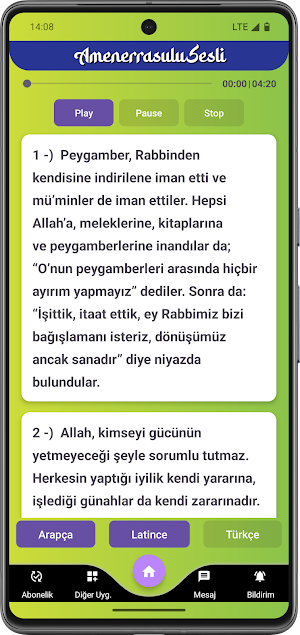 Amenerrasulü Sesli - Okunuşu Screenshot 2
