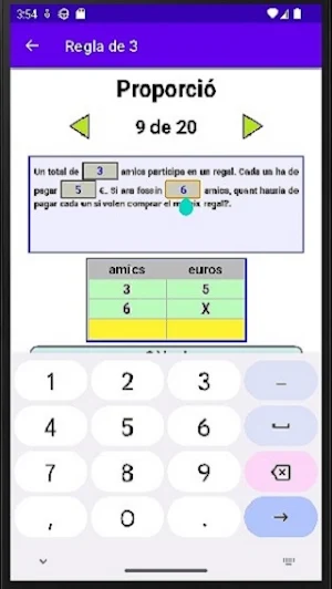 Regla de 3 Screenshot 3