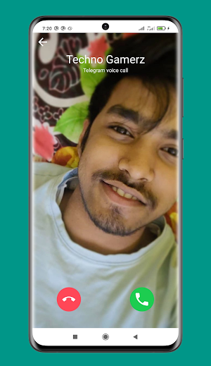 Techno Gamerz Fake Call Video Screenshot 2