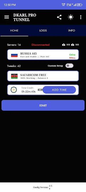 DKARL PRO TUNNEL - Secure VPN Screenshot 0