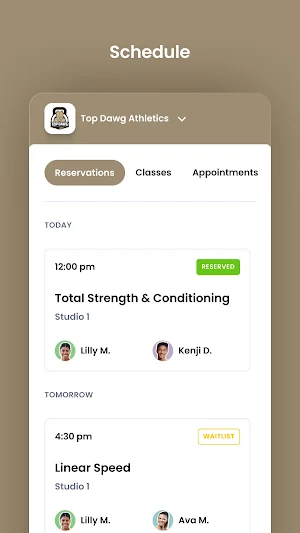 Top Dawg Athletics Screenshot 2