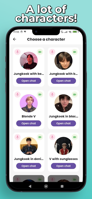 Taehyung Jimin Fake Call Chat Screenshot 3