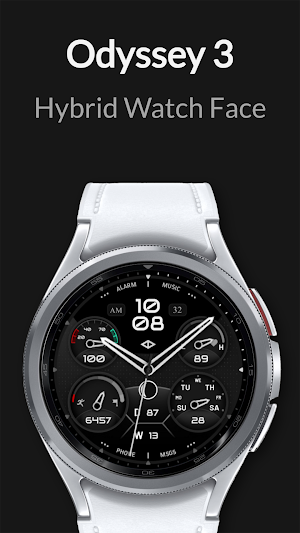 Odyssey 3: Hybrid Watch Face Screenshot 0