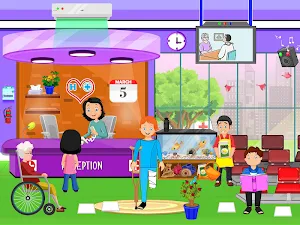 Pretend Town Hospital: City Doctor Life Game Screenshot 2