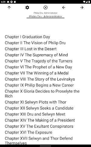 Book, Philip Dru: Administrato Screenshot 2