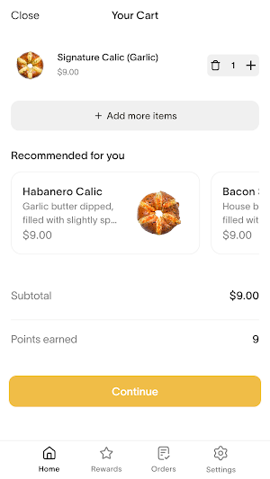CALIC BAGEL Screenshot 2