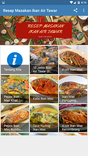 Resep Masakan Ikan Air Tawar Screenshot 3