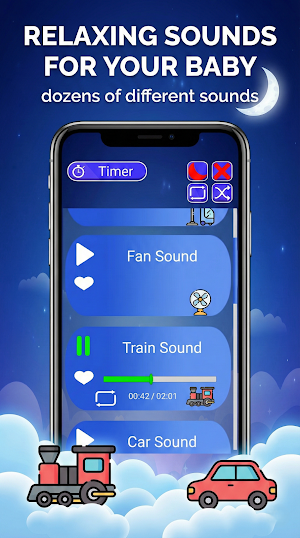 Minyu: White Noise Baby Sleep Screenshot 2