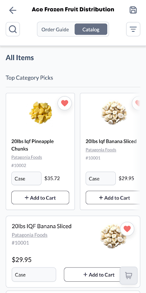 Ace Frozen Fruit Distribution Screenshot 2