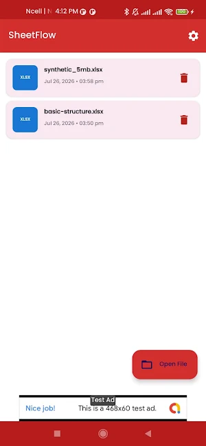SheetFlow: Excel File Viewer Screenshot 2