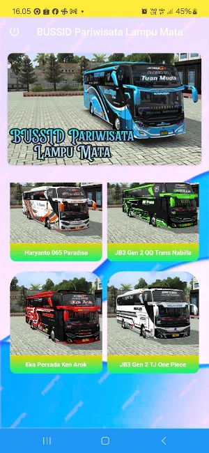 BUSSID Pariwisata Lampu Mata Screenshot 3