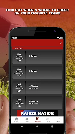Raider Nation Athletics Screenshot 1