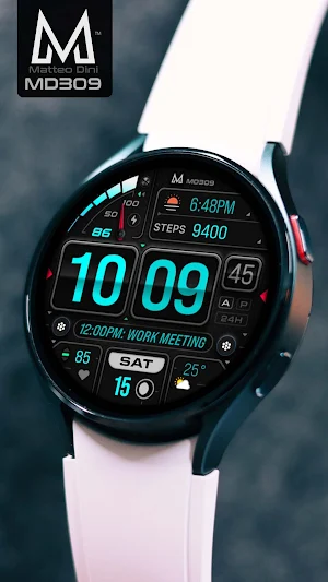 MD309 Digital watchface Screenshot 1