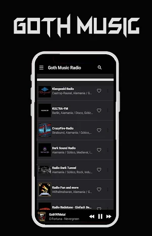 Goth Music Radio Screenshot 0