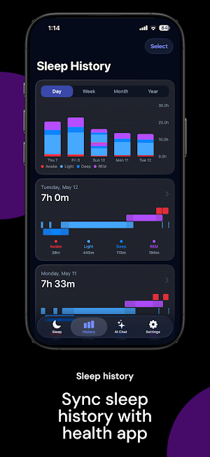 Open Sleep-offline sleep track Screenshot 3