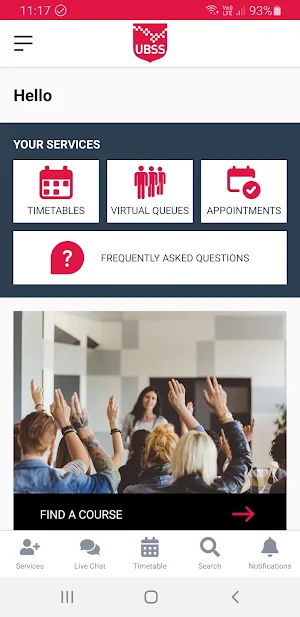 UBSS Mobile Screenshot 1
