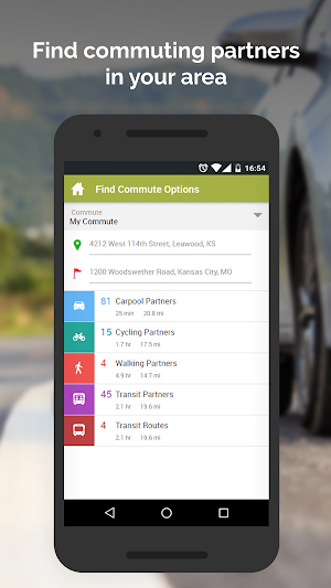 RideshareKC - Find your commute options! Screenshot 0