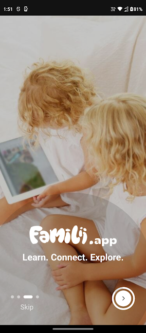 Familii App  | Connect Share | Screenshot 2