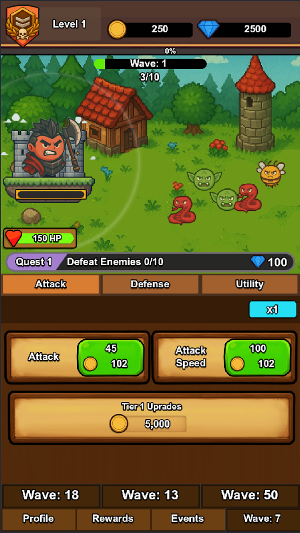 Idle Medieval RPG Screenshot 0