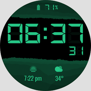 Simple Digital Watch Face Screenshot 3