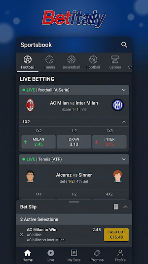 BetItaly Screenshot 2