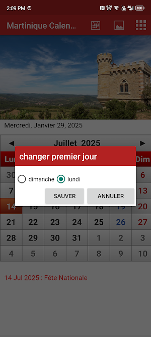 Martinique Calendrier 2025 Screenshot 3