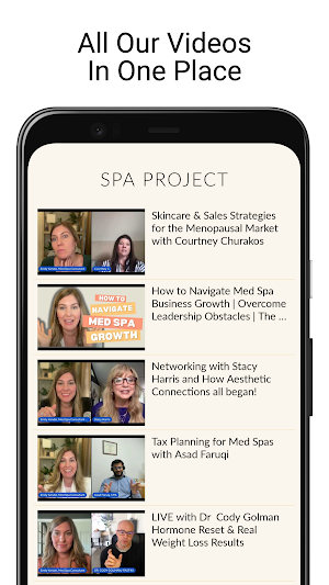 Spa Project Screenshot 1