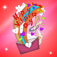 Valentines Love Color Book
