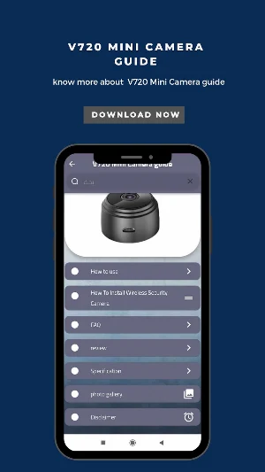 A9 mini camera v720 guide Screenshot 3
