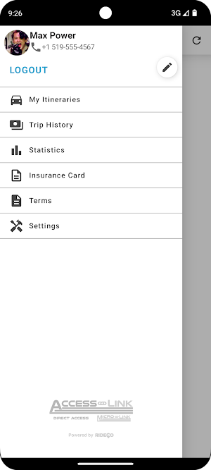 VVTA AccessLink for Drivers Screenshot 1